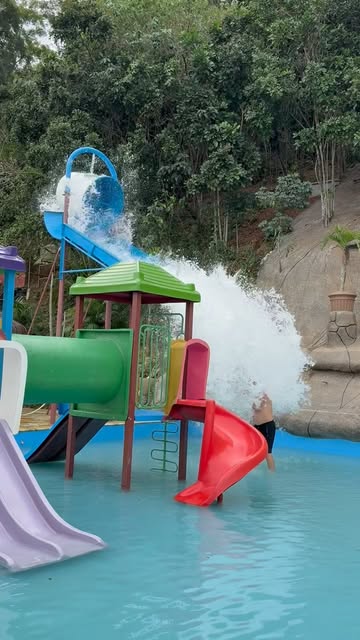 Parque aquático infantil
